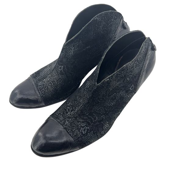 Cydwoq Knee Bootie Handmade‎ In The USA Leather Booties Size 39 - Picture 6 of 12